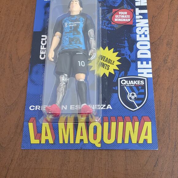 Cristian Espinoza Action Figure San Jose Earthquakes Clash Jersey SGA 10-18-2025 - Picture 4 of 8